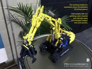 3D Printed K’Nex Tractor