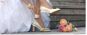 interchangeable heels bridal shoes