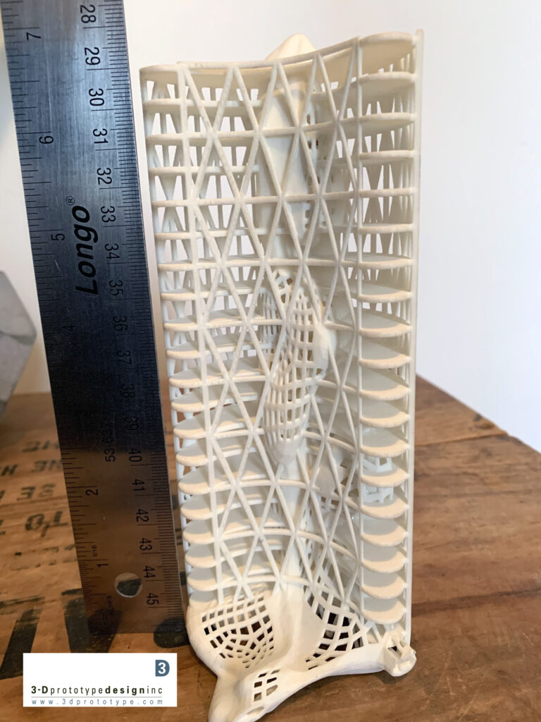 Durable nylon 3D printed parts manufactured using SLS technology in Toronto